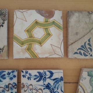 AZULEJOS ANTIGUOS BARRO SIGLO XIX