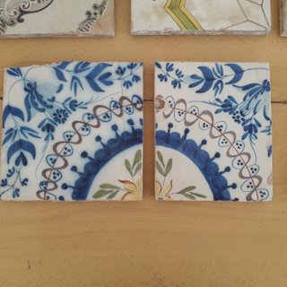 AZULEJOS ANTIGUOS BARRO SIGLO XIX