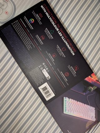 Teclado Gaming Trust THADO TKL Blanco