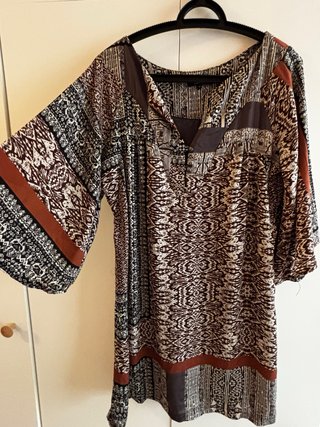 Vestido Morgan Étnico Talla L