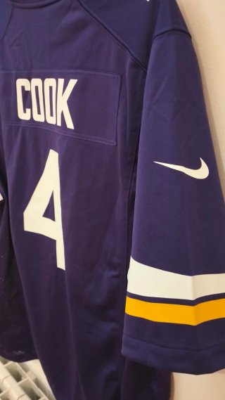 Camiseta NFL Vikings #4 Cook Talla M