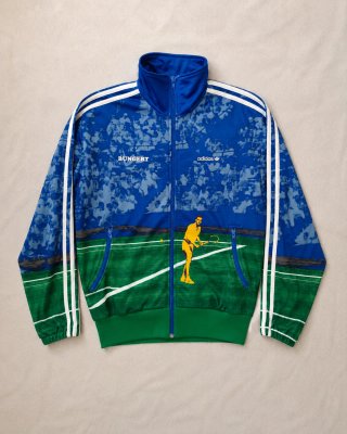 Adidas Giacca Track Blu/Verde Taglia M
