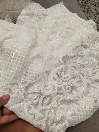Vestido de Novia Blanco con Etiqueta