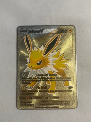 Carta Pokémon Jolteon V FanArt Metálica