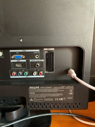 Monitor TV Philips 190TW Negro
