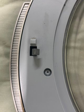 Lavadora Bosch gris puerta