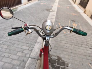 Honda PC50 Moped Roja y Blanca