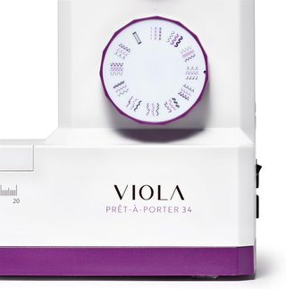 Máquina de Coser VIOLA Prêt-à-Porter Exclusiva