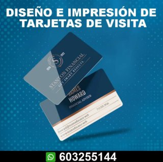 Diseño E impresión de tarjetas de visita