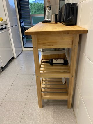 Carrito Auxiliar Cocina IKEA Madera