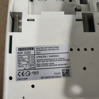 Videoportero Fermax 3300 Loft VDS + Conector