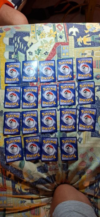 Lotto 19 carte Pokémon Set Base Vintage