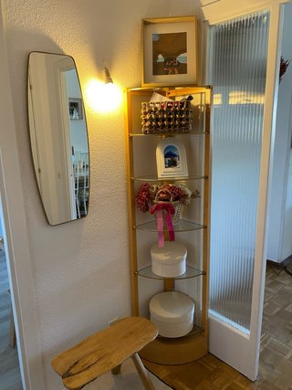 Vetrine in legno con specchio