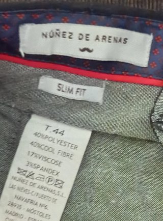 Pantalón negro marca Núñez de Arenas talla 40