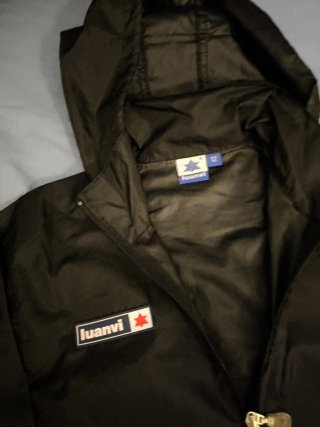 Chubasquero/ Cortavientos Luanvi negro talla 12