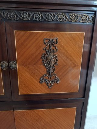 Mueble Botellero Madera y Metal