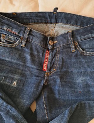 Jeans DSQUARED2 donna blu