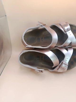 Sandalias Birkenstock Rosa/Plata