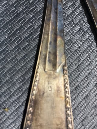 Cucharon y Tenedor Antiguos Metal