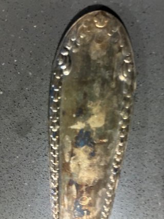 Cucharon y Tenedor Antiguos Metal