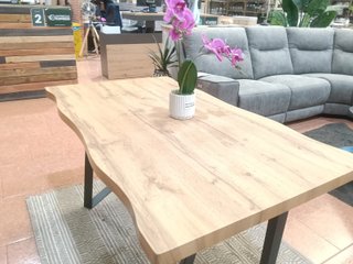 Mesa Rústica Madera y Metal