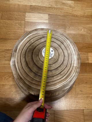 Lote 4 rodajas de madera natural para manualidades