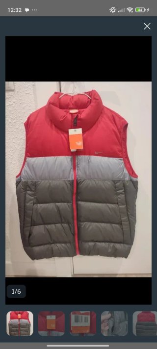 Chaleco plumas Nike talla L