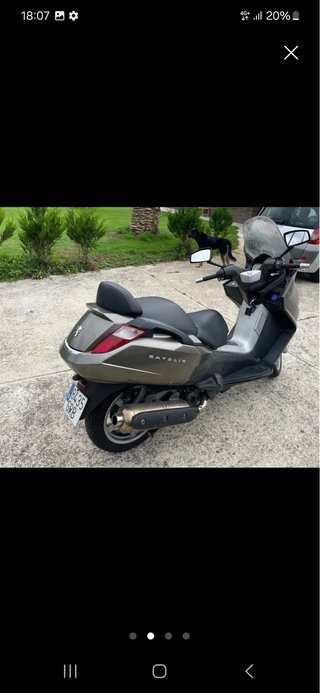 Peugeot Satelis 400 Maxi Scooter Beige/Gris