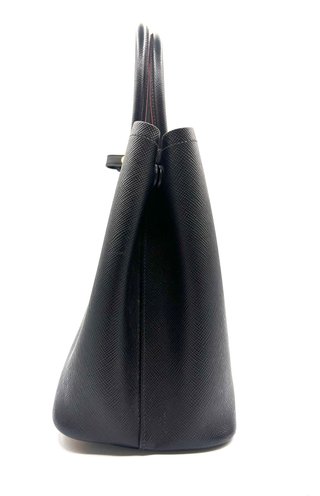 Bolso Prada Galleria Saffiano Negro y Rojo
