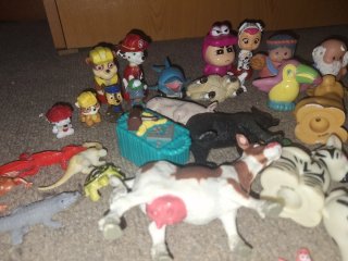 Lote de animales de juguete