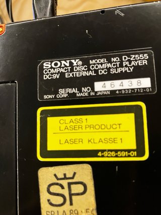 Sony Discman D-Z555