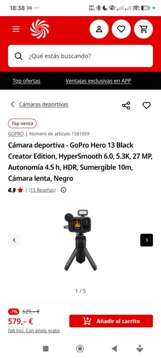 GoPro Hero 10 Black Creator Edition