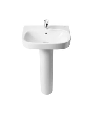 Lavabo Roca con pedestal + grifo Ikea