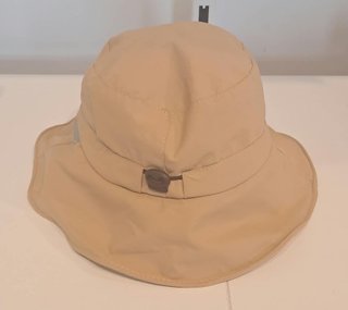 Cappello outdoor tesa larga beige cammello