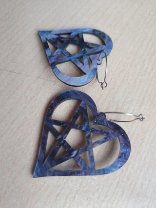 Pendientes Corazón / Pentagrama