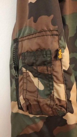 Anorac Camuflaje Alpha Industries Talla S