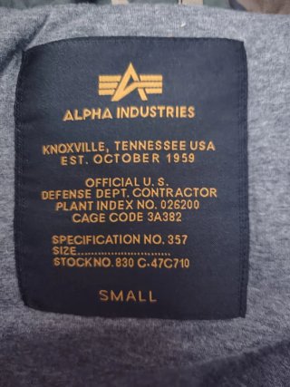 Anorac Camuflaje Alpha Industries Talla S