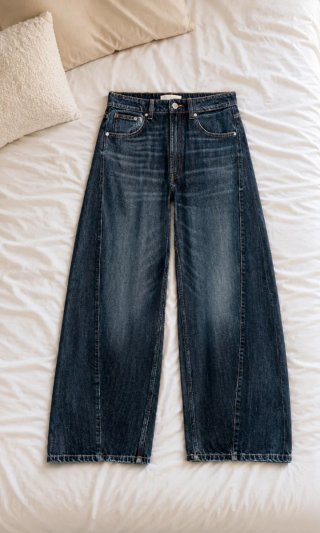 Zara Jeans Baggy Barrel Talla 32 nuevo
