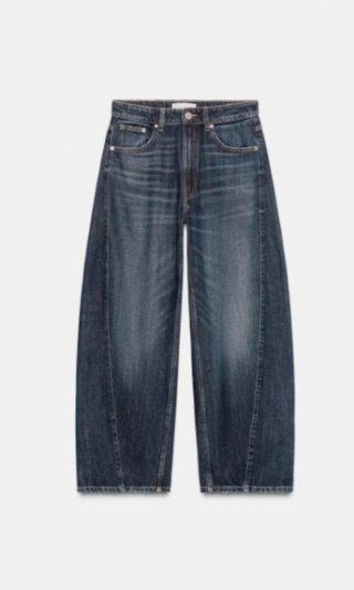 Zara Jeans Baggy Barrel Talla 32 nuevo