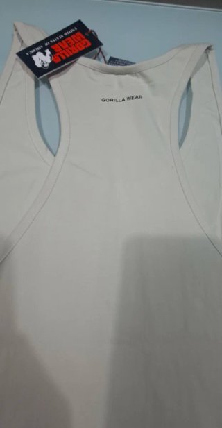 Camiseta sin mangas Gorilla Wear beige