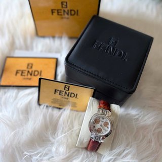 Orologio Fendi Donna Pelle Marrone Argento