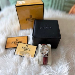 Orologio Fendi Donna Pelle Marrone Argento