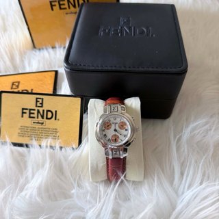 Orologio Fendi Donna Pelle Marrone Argento