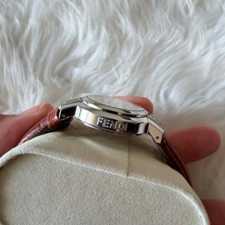 Orologio Fendi Donna Pelle Marrone Argento