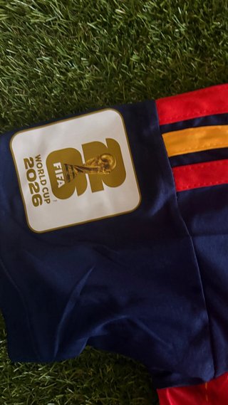 Camiseta España 2 Estrellas Roja Talla M