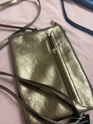 Bolso Flora&Co dorado sin estrenar