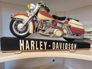 2 Figuras. The Wild One Motero y Harley Davidson.