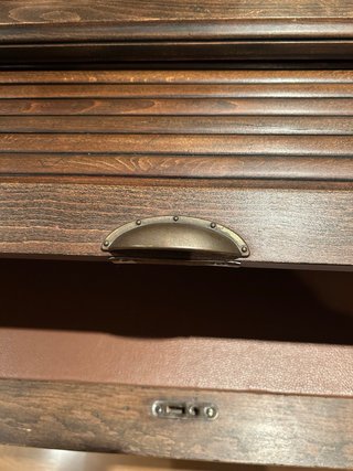 Escritorio bureau madera con persiana
