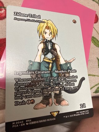 Carta Magic Zidane Tribal Ragavan FFIX