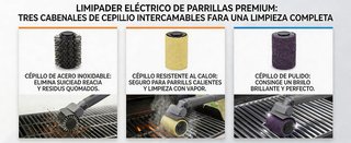 ESTRENAR! Cepillo Eléctrico Barbacoa